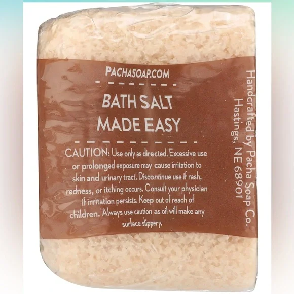 🔆 3/$10 Pacha Salt Soak Bath Bomb in “Soothe” With Comforting Colloidal Oatmeal - Picture 5 of 7